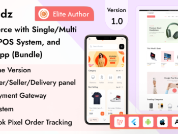 eTrendz - eCommerce with SingleMulti Vendor, POS System, and Customer Mobile App (Bundle)