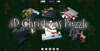 3D Christmas Puzzle - Cross Platform Puzzle Game