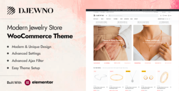 Djewno – Jewelry Store WooCommerce Theme