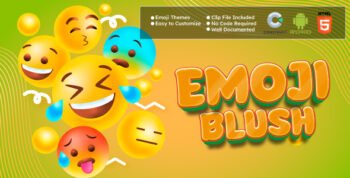 Emoji Blush Game- Marge Puzzle Game - HTML5, Construct 3