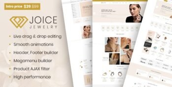 Joice Jewelry Store – Jewelry & Watches WordPress Theme