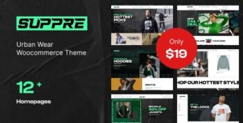 Suppre - Urban Wear WooCommerce Theme