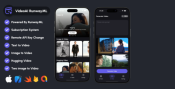 VideoAI IOS RunwayML AI Video Generate Mobile App SwiftUI IOS