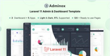 Adminox - Laravel 11 Admin & Dashboard Template