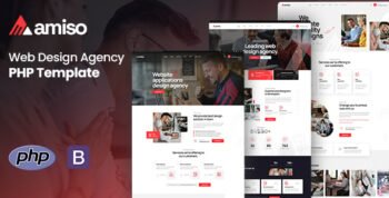 Amiso - Web Design Agency PHP Template