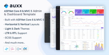 Auxx - ASP.Net & MVC Admin & Dashboard Template