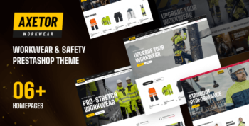 Axetor Elementor - Workwear & Safety Prestashop Theme