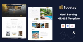 Boostay - Hotel booking HTML5 Template