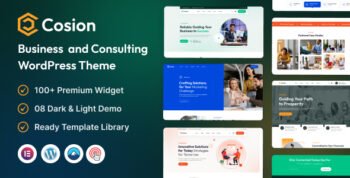 Cosion - Business Consulting WordPress Theme