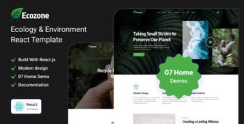 Ecozone - Ecology & Environment ReactJS Template