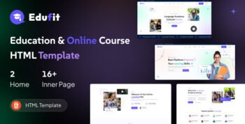 Edufit - Education & Online Course HTML Template