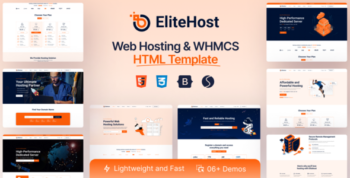 Elitehost - Hosting & WHMCS HTML Template