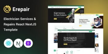 Erepair - Electronics Services & Electrical Repairs React NextJs Template