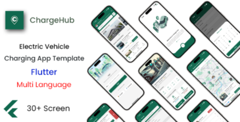 EV Charging Station App | Electric Vehicle Charging Spot App | Flutter | ChargeHub