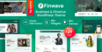 Finwave - Business and Finance WordPress Theme