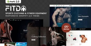 Fitdo - Sports Clothing & Fitness Equipment Shopify 2.0 Theme