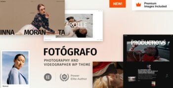 Fotógrafo - Photography Videographer WordPress Theme