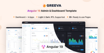 Greeva - Angular 19 Admin & Dashboard Template