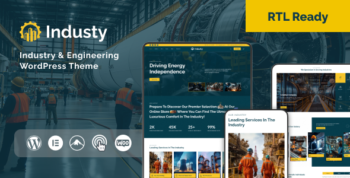 Industy - Factory & Industry WordPress Theme