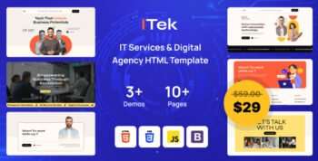 ITek - IT Services & Digital Agency HTML Template