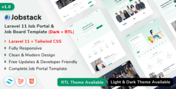 Jobstack - Laravel 11 Job Portal & Job Board Template