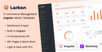 Larkon - Angular Ecommerce Management Admin & Dashboard Template