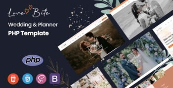 Lovebite - Wedding & Planner PHP Template