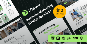 Mavix - Business Marketing HTML5 Template