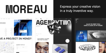 Moreau - Creative Portfolio WordPress Theme