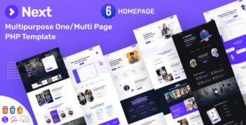 Next - Multi-Purpose PHP Template