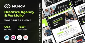 Nunca - Creative Agency & Portfolio WordPress Theme