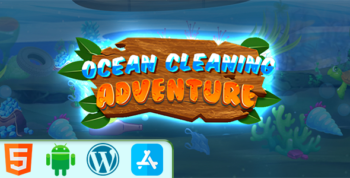 Ocean Cleaning Adventure - HTML5 Construct3 Game