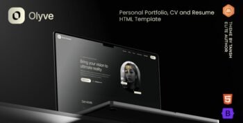 Olyve - Personal Portfolio HTML Template