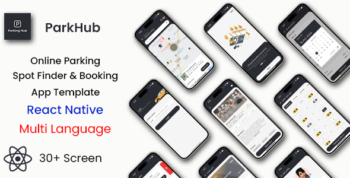 Parking Spot Booking App | Car Parking App | React Native | ParkHub | Multi Language