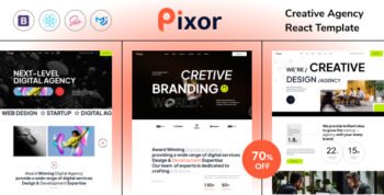 Pixor | Creative Digital Agency React Template