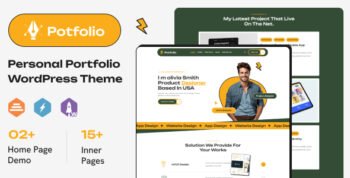 Potfolio - Personal Portfolio WordPress Theme