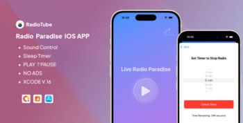 Radio Paradise Single Radio IOS Full application | XCODE 16