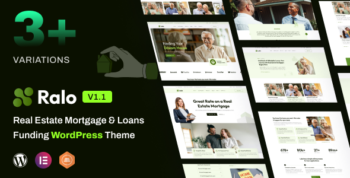 Ralo - Real Estate Mortgage & Home Loan Elementor WordPress Theme