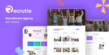 Recrutie - Recruitment Agency WordPress Theme