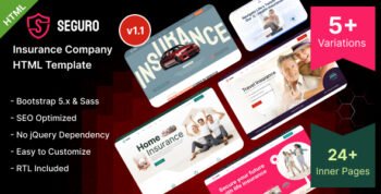 Seguro - Insurance Agency HTML Template