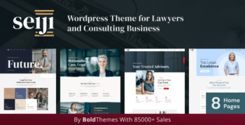 Seiji - WordPress Theme for Lawyers & Business