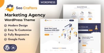 SEO Crafters | Marketing Agency WordPress Theme