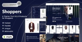 Shoppers - Blazer & Coat Fashion Shopify 2.0 Theme