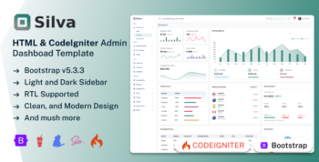 Silva - CodeIgniter Admin Dashboard Template