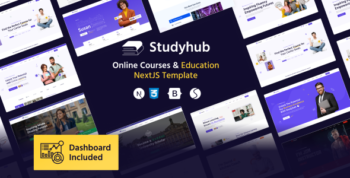 Studyhub - Online Courses & Education React NextJS Template