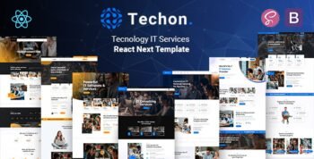 Techon - Technology IT Services React Next Template