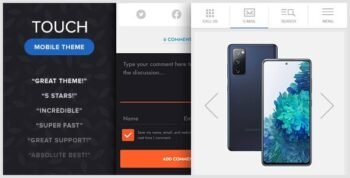 TOUCH: A Lighter-than-air WordPress Mobile Theme