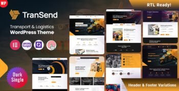 TranSend - Transport WordPress Theme