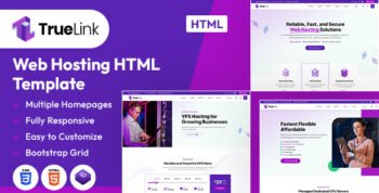 TrueLink - Web Hosting HTML Template