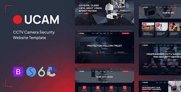 Ucam — CCTV Security Camera Website Template - Thememarts